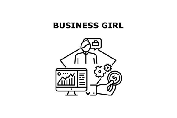 Business Girl Vector Concept: A Modern Visual Tool