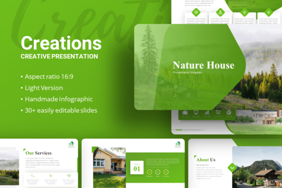 Discover the Versatile Nature House Presentation Template