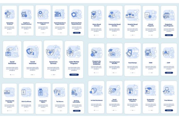 Exploring the Social Assistance Mobile App Screen Set: A Comprehensive Guide