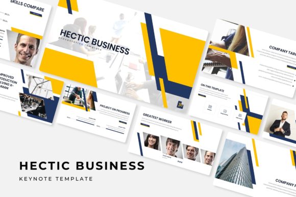 Hectic Business Keynote Template: Streamline Your Presentations
