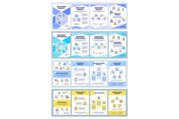 Maximizing Your Sale Strategy with the Discount Policy Brochure Template Set