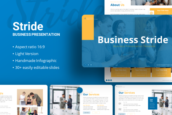 Presentration Template - Stride: Elevate Your Brand with Professional Design