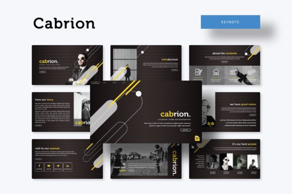 Unleash Your Creativity with the Versatile Cabrion Keynote Template